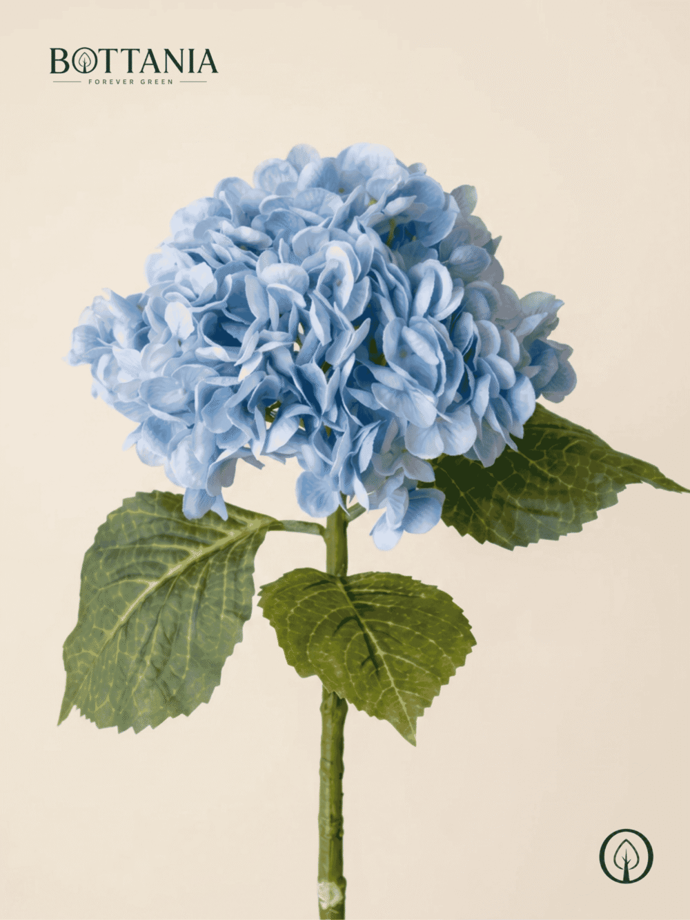 Artificial Hydrangea Flower Stem – Breeze Blue