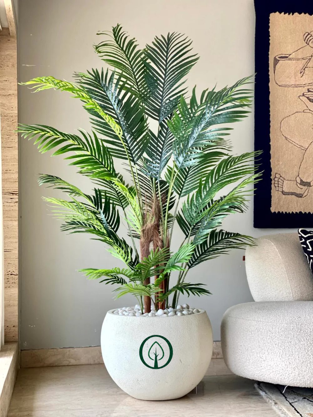 Artificial Lush Areca Palm Plant – 5.3 Feet